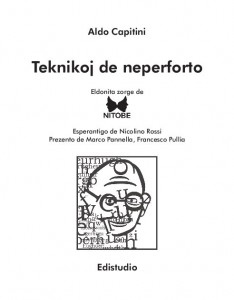 teknikoj de neperforto - Aldo Capitini